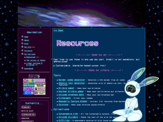 collections/resources screenshot