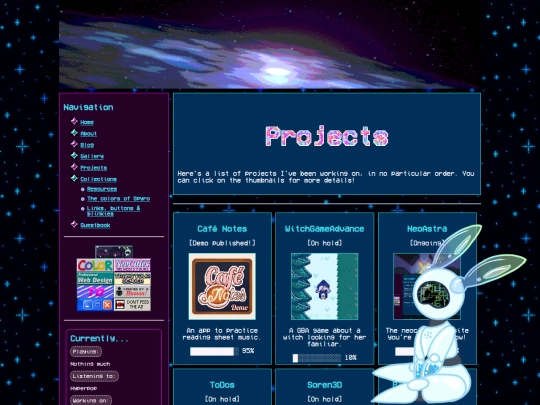 projects screenshot