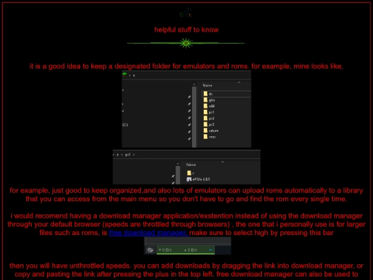 emulation screenshot