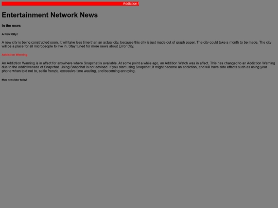 news screenshot