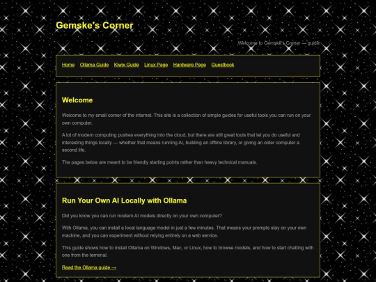 index screenshot