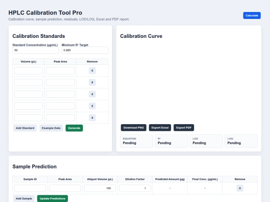 calibcurve screenshot