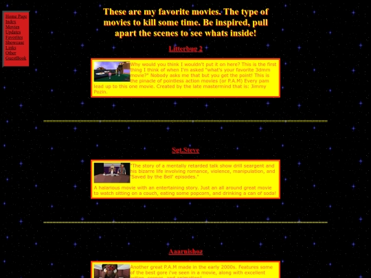 favorites screenshot