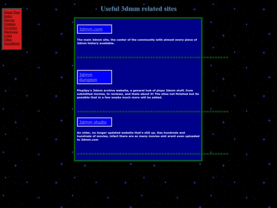 links screenshot