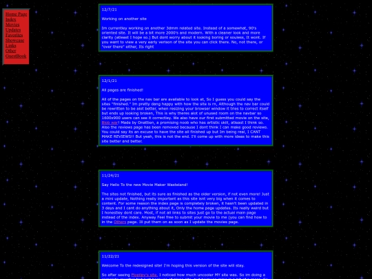 updates screenshot