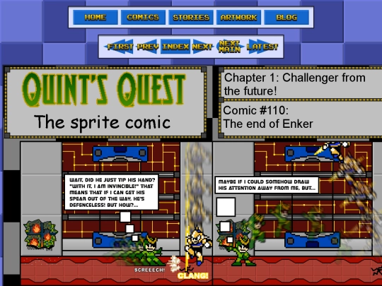 quintsquest/comic110 screenshot