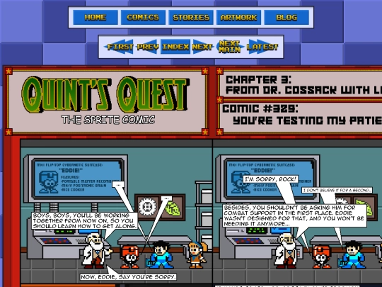quintsquest/comic329 screenshot