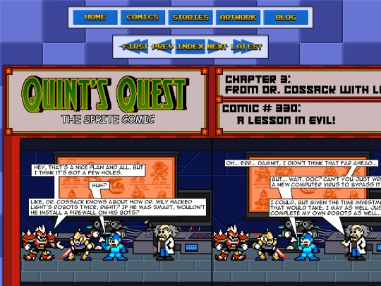 quintsquest/comic330 screenshot