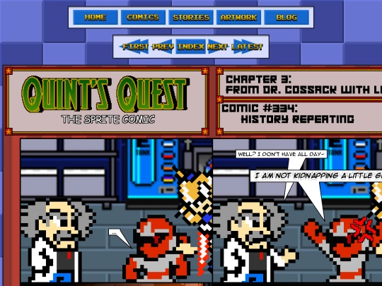 quintsquest/comic334 screenshot