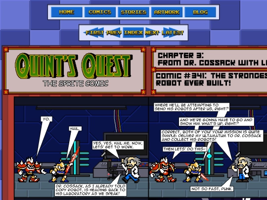 quintsquest/comic341 screenshot