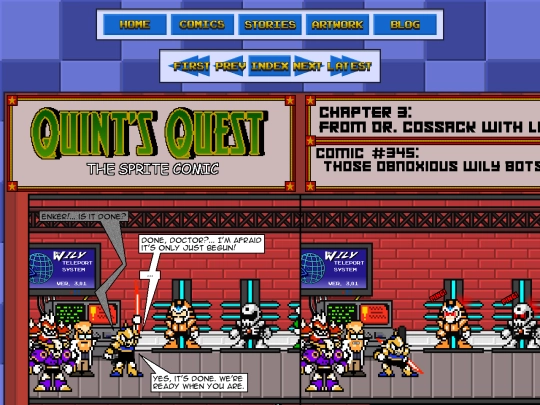 quintsquest/comic345 screenshot