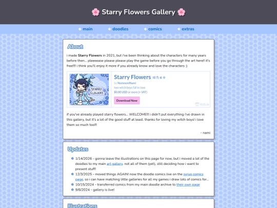 art/starry-flowers screenshot