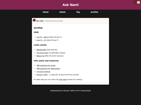 ask/archive screenshot