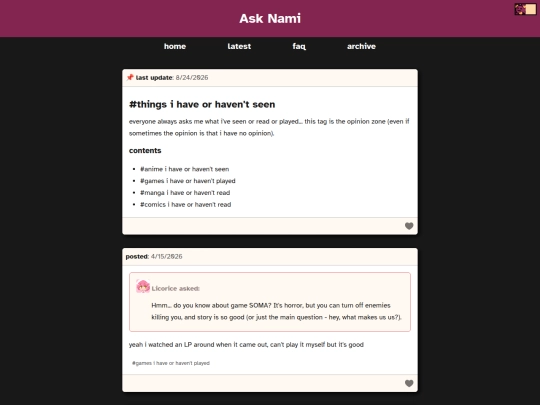ask/tagged/media screenshot