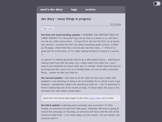 blog/posts/2023-07-17-dev-diary-many-things-in-progress screenshot