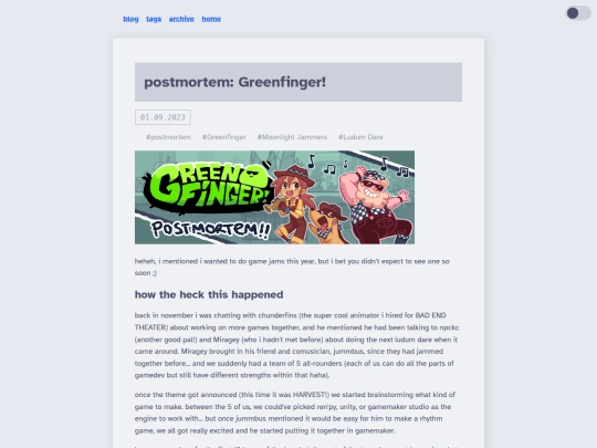 blog/posts/2023/01-09-Greenfinger-postmortem screenshot