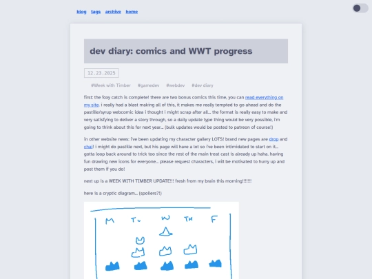 blog/posts/2025/12-23-dev-diary-comics-and-wwt-progress screenshot