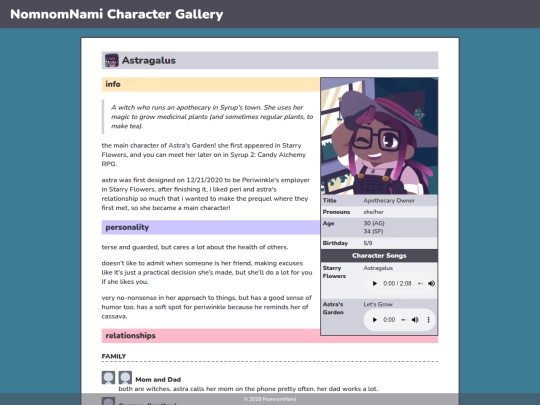 characters/astragalus screenshot