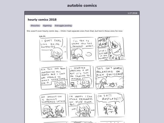 comics/autobio/hourly2018 screenshot