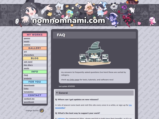 faq screenshot