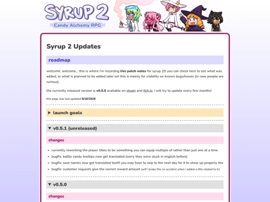 games/syrup-2 screenshot