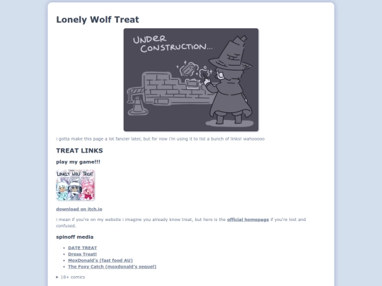 games/treat screenshot