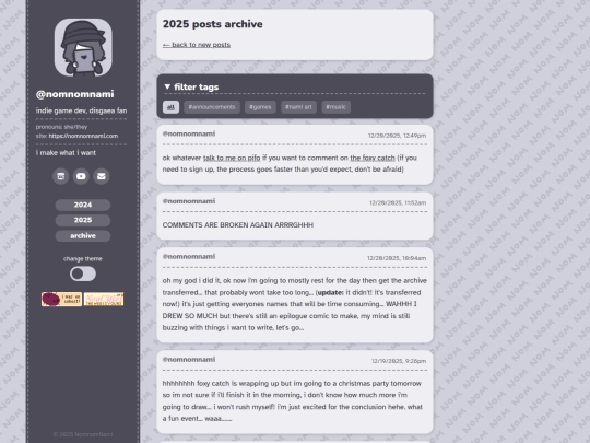 posts/archive/2025 screenshot