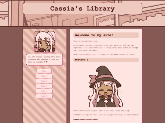 templates/cassia screenshot