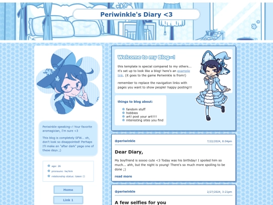 templates/periwinkle screenshot