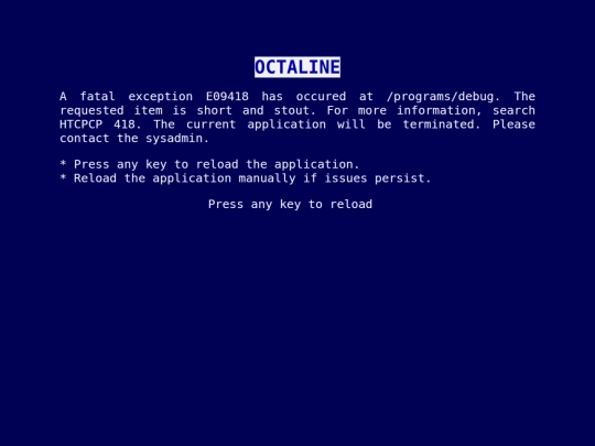 debug screenshot