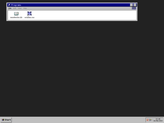 programs screenshot