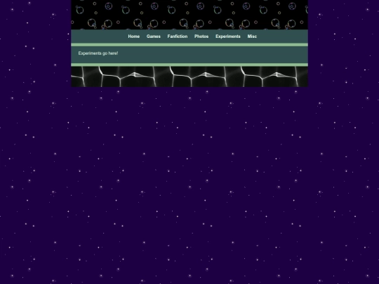 experiments screenshot