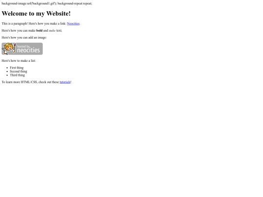 test screenshot