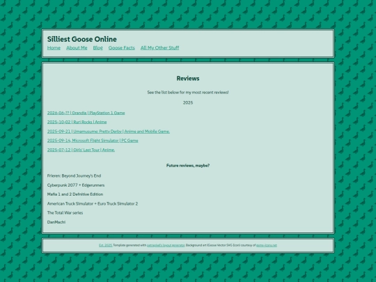 pages/reviewlist screenshot