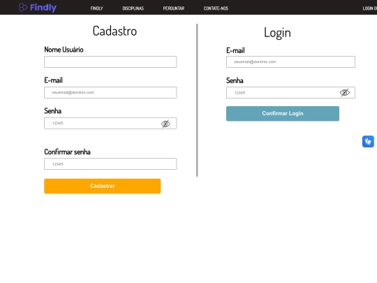 login screenshot