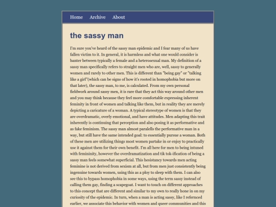 posts/the-sassy-man screenshot