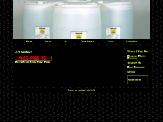 portfolio/archive screenshot