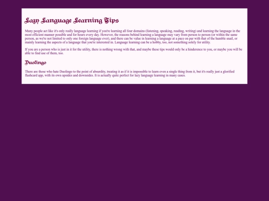 Linguary/tips screenshot
