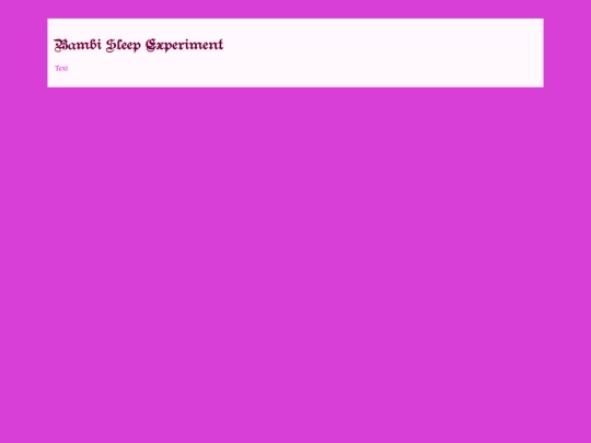 Psychomancy/bambi_log screenshot