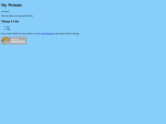 index screenshot
