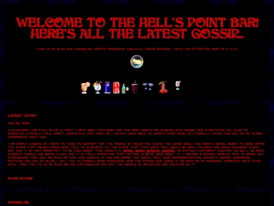 blog screenshot