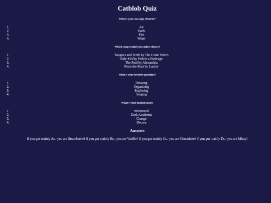 funstuff/catblobquiz screenshot
