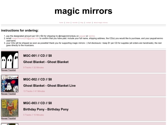 records screenshot