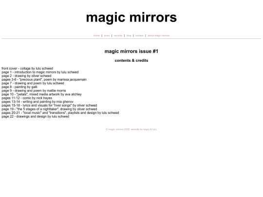 zines/issue-1 screenshot