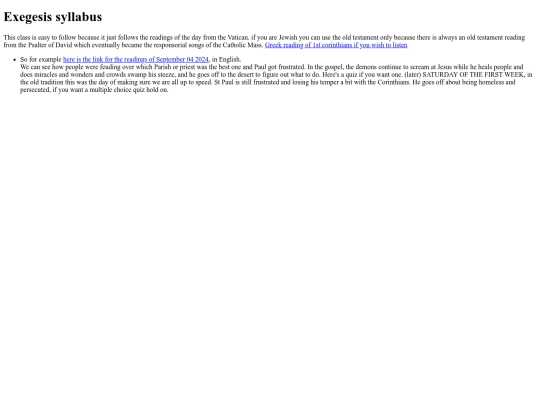 urieluniversity/course pages/Biblicalexegesis screenshot