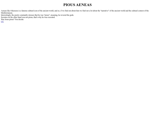 urieluniversity/course pages/aeneas screenshot