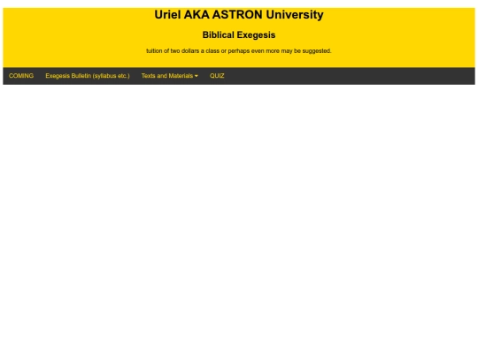 urieluniversity/exegesiscourse/introtoexegesis screenshot