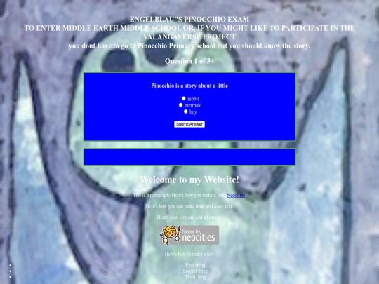 urieluniversity/middleearthentranceexam screenshot