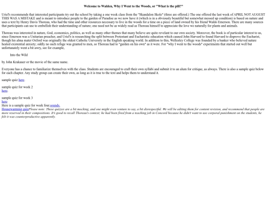 urieluniversity/waldencourse/syllabus screenshot
