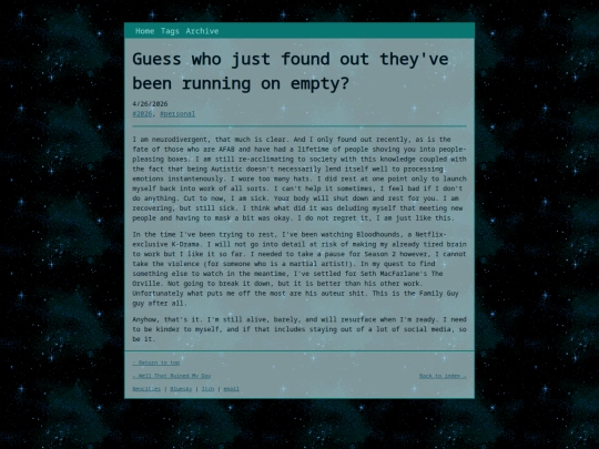 journal/posts/2026-04-26-Guess-who-just-found-out-theyve-been-running-on-empty screenshot